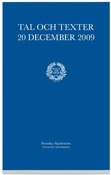Tal och texter 20 december 2009 : Svenska akademien; Svenska Akademien,; 1900