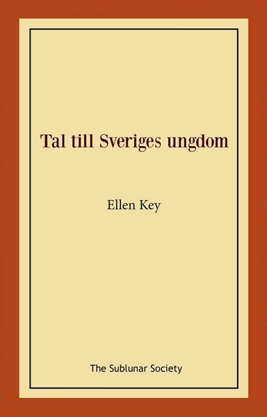 Tal till Sveriges ungdom