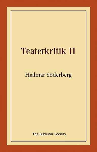 Teaterkritik II