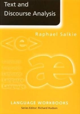 Text and discourse analysis; Raphael Salkie; 1995