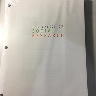 The basics of social research; Earl R. Babbie; 2017
