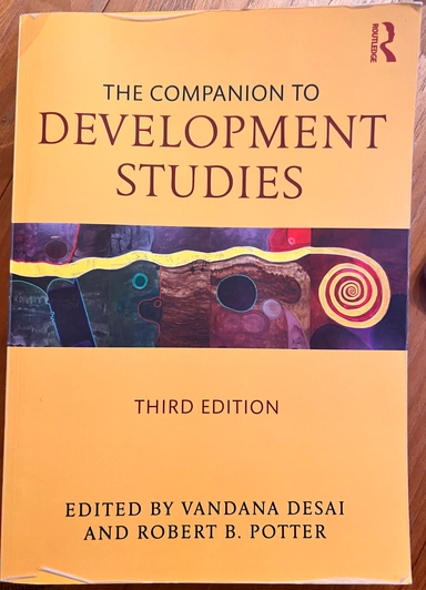 The companion to development studies