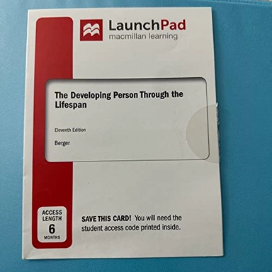 The Developing Person Through the Life Span Access Code