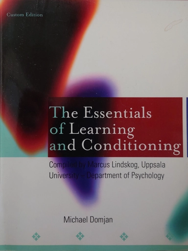 The essentials of learning and conditioning; DOMJAN; 2011