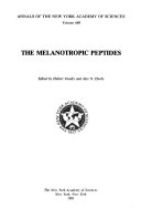 The melanotropic peptides; Hubert Vaudry, Alex N. Eberle; 1993