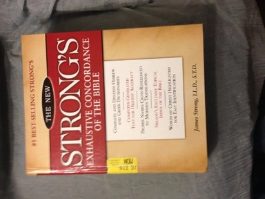 The New Strong's Exhaustive Concordance of the Bible: Classic Edition; Thomas Nelson Publishers, James Strong, Thomas Nelson, Nelson, Ian; 1997
