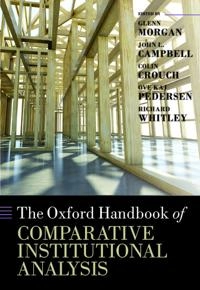 The Oxford handbook of comparative institutional analysis