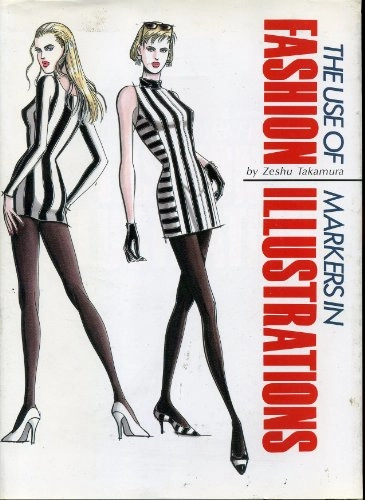 The use of markers in Fashion Illustration; Zeshu Takamura; 1991
