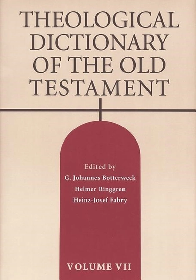 Theological dictionary of the old testament; G.johannes Botterweck; 2013