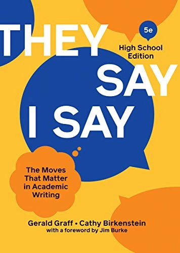 "They say / I say" : the moves that matter in academic writing