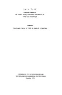 Tigande diktare? : en studie kring litterära reaktioner på 1909 års storstrejk = The great strike of 1909 in Swedish literature