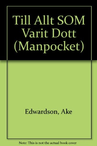 Till allt som varit dött; Åke Edwardson; 2001