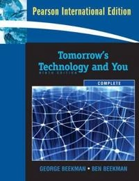 Tomorrow's technology and you; George Beekman; 2009
