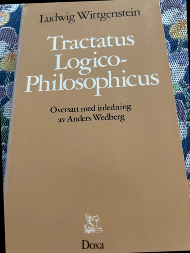 Tractatus logico-philosophicus; Ludwig Wittgenstein; 1982