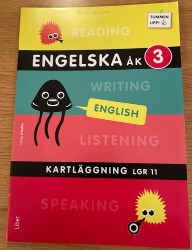 Tummen upp! Engelska kartläggning åk 3; Ulrika Wendéus; 2014