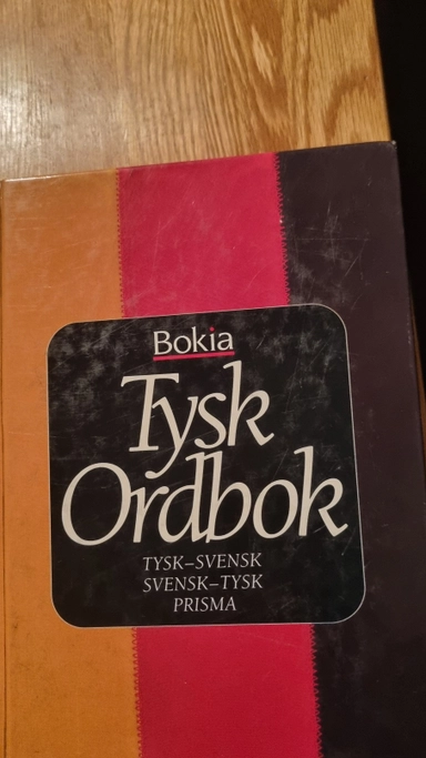 Tysk ordbok : tysk-svensk/svensk-tysk; Bokförlaget Prisma; 1993
