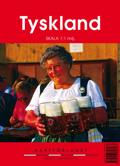 Tyskland vägkarta : 1:1M; Hallwag Kümmerly + Frey; 2008