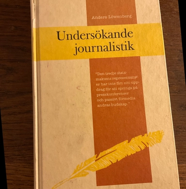 Undersökande journalistik; Anders Löwenberg; 1995