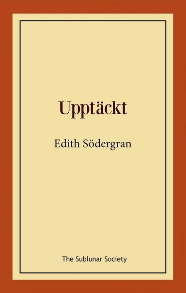 Upptäckt