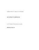 Ur könets mörker : litteraturanalyser; Ebba Witt-Brattström; 1993