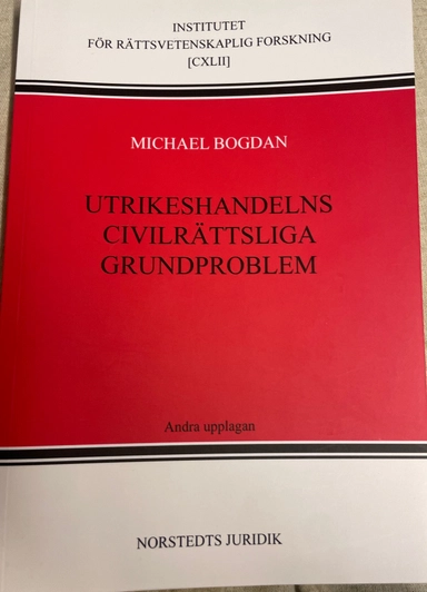Utrikeshandelns civilrättsliga grundproblem
