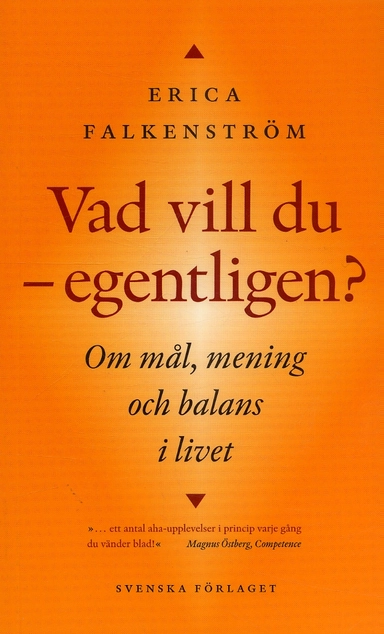 Vad vill du - egentligen? : om mål, mening och balans i livet