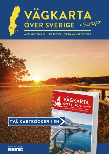 Vägkarta över Sverige och Europa; Författare saknas; 2020