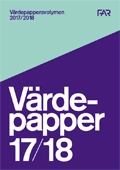 Värdepappersvolymen 2017/18; FAR, Föreningen Auktoriserade revisorer
(tidigare namn), Föreningen Auktoriserade revisorer, FAR SRS, FAR akademi; 2017