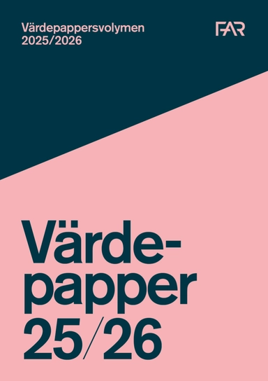 Värdepappersvolymen 2025/2026; FAR, Föreningen Auktoriserade revisorer, FAR SRS, FAR akademi; 2025