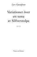 Variationer över ett tema av Silfverstolpe : Dikter; Lars Gustafsson; 1996