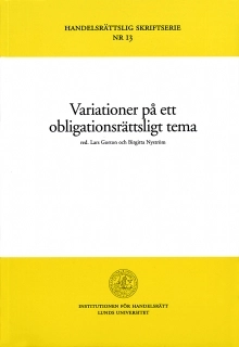 Variationer på ett obligationsrättsligt tema