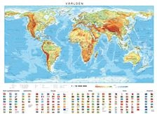 Världen Skolkarta på rullgardin : 1:18 milj; 2006