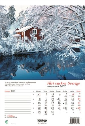 Vårt vackra Sverige almanacka 2007