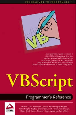 VBScript: Programmer's Reference