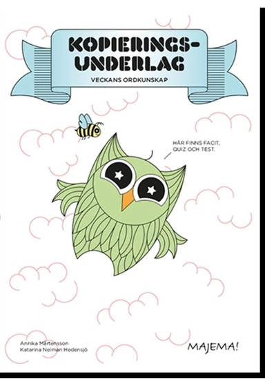 Veckans ordkunskap kopieringsunderlag röd åk 4; Annika Mårtensson, Katarina Neiman Hedensjö, Marianne Billström; 2015