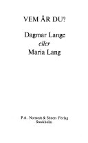 Vem är du? : Dagmar Lange eller Maria Lang; Dagmar Lange; 1985