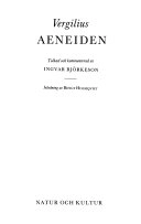Vergilius/Aeneiden  levande litteratur; Vergilius; 1988