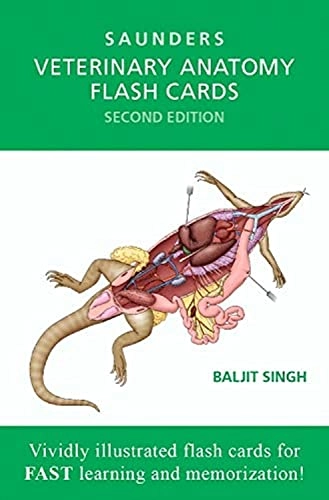 Veterinary Anatomy Flash Cards; Baljit Singh; 2015