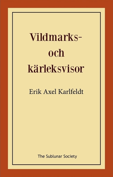Vildmarks- och kärleksvisor