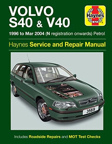 Volvo S40 & V40 Petrol (96 - Mar 04) Haynes Repair Manual; Haynes Publishing; 2015