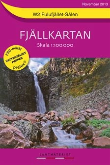 W2 Fulufjället-Sälen Fjällkartan : 1:100000; Sverige. Lantmäteriet; 2013