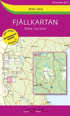W52 Idre Fjällkartan : 1:50000; Sverige. Lantmäteriet; 2014