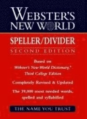 Webster's New WorldTM Speller/Divider; Staff of Webster's New World Dictionary; 1992