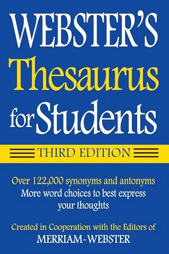 Webster's Thesaurus for Students
