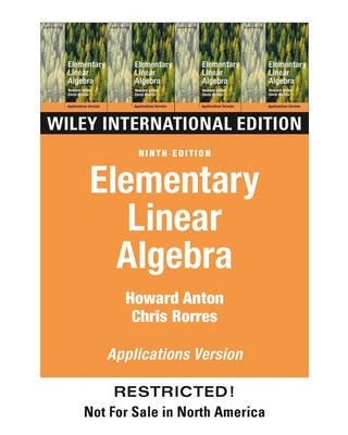 WIE Elementary Linear Algebra With Application