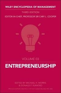 Wiley Encyclopedia of Management, Volume 3, Entreprenuership
