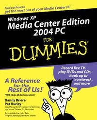 Windows XP Media Center PC For Dummies