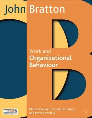 Work and organizational behaviour : understanding the workplace