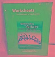 Worksheets for Mathematics in Action