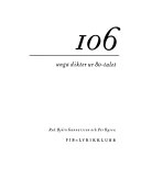 106 Unga dikter ur 80-talet; Mako Fukuda; 2003